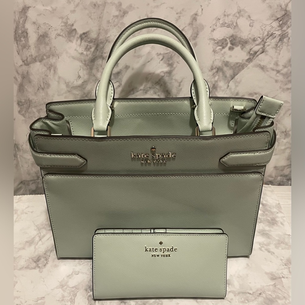 Kate Spade New York Staci Medium Satchel With Wallet New